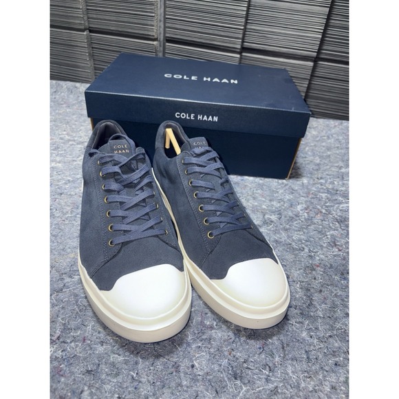 Cole Haan Men's 10 M Captoe‎ Navy/Ivory C38329 Fast Shipping! NEW Grandseries